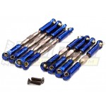 Machined Titanium Turnbuckle/Pushrod Set (8) for 1/16 Traxxas Slash,Rally