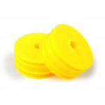 2WD WHEEL RIM FRONT: YELLOW (2pc