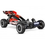 Traxxas Bandit 1:10 RTR červeno-černý s LED osvětlením