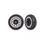Traxxas kolo 2,2 , disk šedý/chromovaný, pneu Anaconda (2) (před