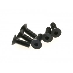 TRA2542 Screws 4x12mm (6) Countersunk:VXL, Šrouby 4 x 12 mm