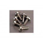 Vrut křížový hlava s přírubou zink. 3x8mm (6)