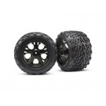 TRA3669A 3669A All-Star Blk Chrm Whls Talon Tires, 2ks kompletní kola Stampede 4x4 VXL