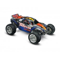 Traxxas Nitro Rustler 1:10 TQi RTR stříbrno-modrý