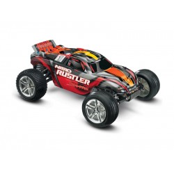 Traxxas Nitro Rustler 1:10 TQi RTR stříbrno-červený