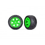 Traxxas kolo 2,8 , disk RXT zelený, pneu Anaconda (2WD zadní) (2