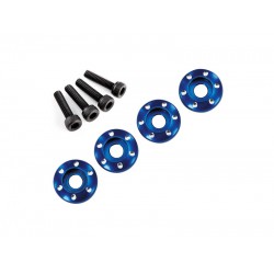 LaTrax - Modrá podložka šroubu kola hliník (4)