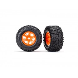 Traxxas kolo 4,3/5,7 , disk oranžový, pneu Maxx AT (pár)