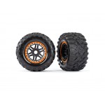 Traxxas kolo 2,8 , pneu Maxx All-Terrain, disk černo-oranžový (2