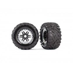 Traxxas kolo 2,8 , pneu Maxx All-Terrain, disk černo-šedý (2)