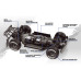 QByte SC Flux 1/12 SC Truck – modrý