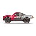 QByte SC Flux 1/12 SC Truck – červený