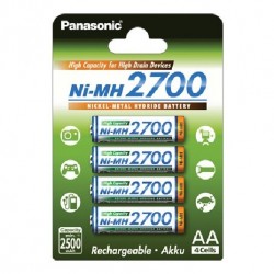 HR6 AA 3HGAE/4BE HICAP 2700 PANASONIC, nabíjecí, 4 kusy