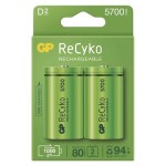 Baterie D (R20) nabíjecí 1,2V/5700mAh GP Recyko 2ks