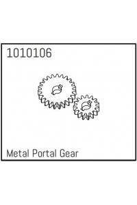 AKCE - AB240238 (1010106) - Metal Portal Gears - PRO Crawler 1:18