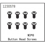 Button Head Screw M3*8 (8)