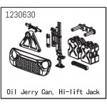 Grill, Oil Jerry Can and High Lift Jack