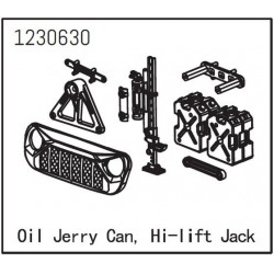 Grill, Oil Jerry Can and High Lift Jack