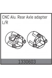 1330603 - CNC Alu Rear Axle Adapter L/R Absima Yucatan