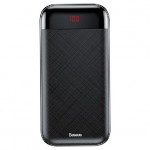 Mini Cu Digital Display Power Bank 20000mAh (Black)