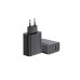 USB + USB-C Baseus PD + QC 3.0 30W (Black)