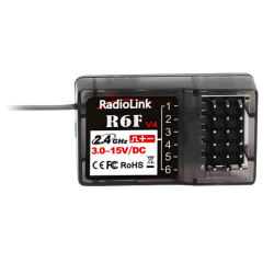 RadioLink Přijímač R6F - Napájení 4,8-15V