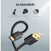 UGREEN USB-C kabel 1m, zlacený, bílý