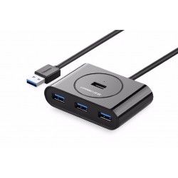 UGREEN USB 3.0 hub 0.5m, černý