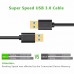 UGREEN USB 3.0 propojovací kabel 1.5m, černý