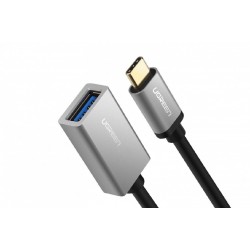 UGREEN USB-C OTG adaptér 10cm, šedý