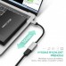 UGREEN USB-C OTG adaptér 10cm, šedý