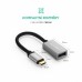 UGREEN USB-C OTG adaptér 10cm, šedý