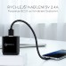 UGREEN Micro USB kabel 3m, zlacený, černý