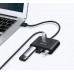 UGREEN USB 3.0 hub 1m, černý