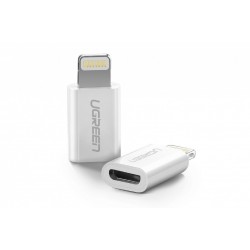 UGREEN redukce Lightning na USB Micro B, bílá