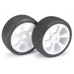 Wheel Set Buggy 6 Spoke / Street white 1:8 (2 pcs)