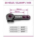 ALU CLAMP SERVO HORN - HITEC - 2-HOLE M3 - 24T