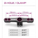 ALU CLAMP THROTTLE SERVO HORN - HITEC - 2-HOLE - 24T