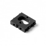 ALU FORWARD SERVO MOUNT - BLACK 