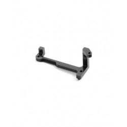 X4F ALU SERVO MOUNT - BLACK - ONE-PIECE - SWISS 7075 T6