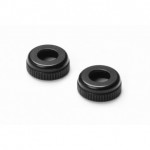 ALU CAP FOR XRAY SHOCK BODY #308322 - BLACK (2)