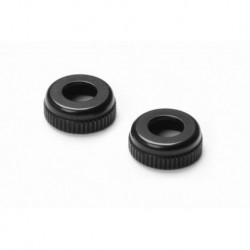 ALU CAP FOR XRAY SHOCK BODY #308322 - BLACK (2)