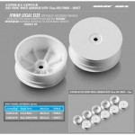 2WD FRONT WHEEL AERODISK WITH 12MM HEX IFMAR - WHITE (10)