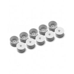 2WD/4WD REAR WHEEL AERODISK WITH 12MM HEX IFMAR - WHITE - HARD (