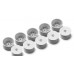 2WD/4WD REAR WHEEL AERODISK WITH 12MM HEX IFMAR - WHITE (10)