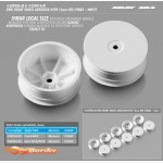 2WD FRONT WHEEL AERODISK WITH 12MM HEX IFMAR - WHITE (2)