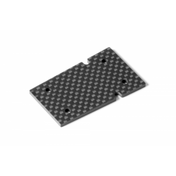 AKCE - XB4-20 GRAPHITE REAR CHASSIS PLATE 2MM - NARROW 