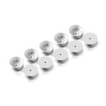 4WD FRONT WHEEL AERODISK WITH 12MM HEX IFMAR - WHITE - HARD (10)