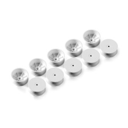 4WD FRONT WHEEL AERODISK WITH 12MM HEX IFMAR - WHITE - HARD (10) 4WD FRONT WHEEL AERODISK WITH 12MM HEX IFMAR - WHITE - HARD (10)