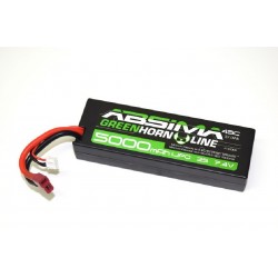 LiPo akumulátor Absima Greenhorn 7,4V / 5000mAh 45C konektor T-Dean